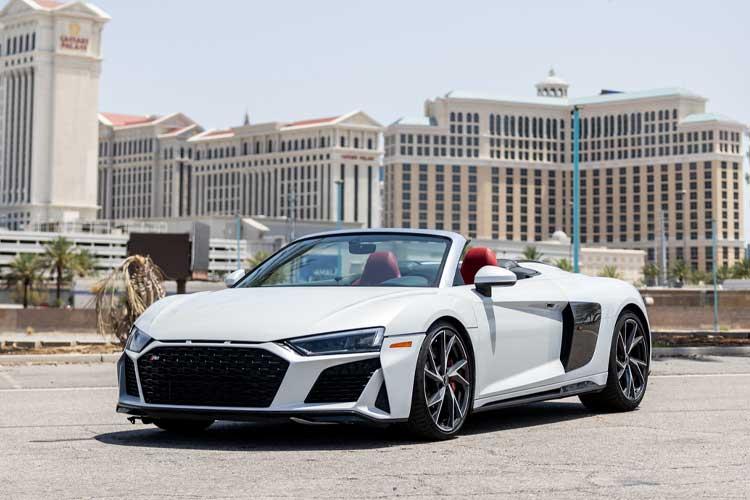 Audi R8 exotic car rental Las Vegas