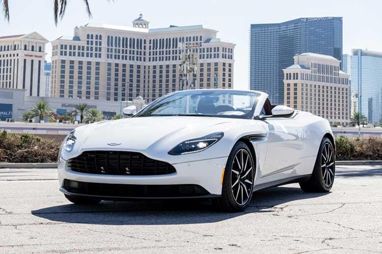 Aston Martin DB11 exotic car rental Las Vegas