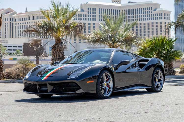 Ferrari 488 Spider exotic car rental Las Vegas